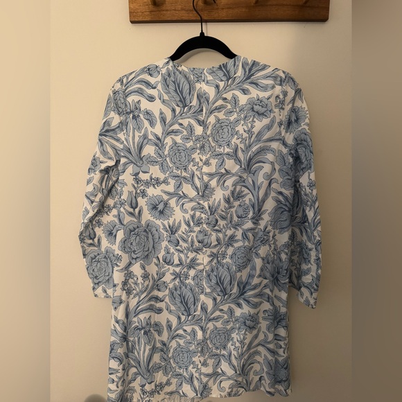 TUCKERNUCK // HYACINTH HOUSE Blue Chintz Clarice Bows Dress - Picture 11 of 11